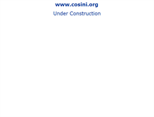 Tablet Screenshot of cosini.org